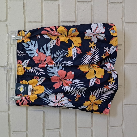 Mens Tropical Multicolor Swim Trunks. Size Small (28-30) NWT - Picture 3 of 7